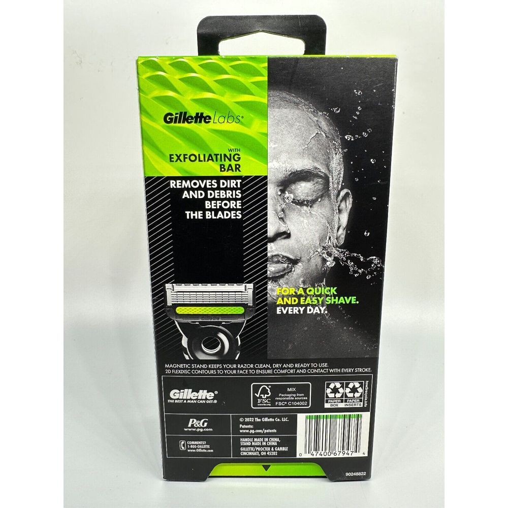 Gillette Labs W Exfoliating Bar 5 Blades Razor & Stand - Picture 3 of 3